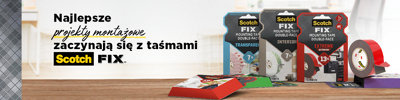 taśmy montażowe Scotch FIX