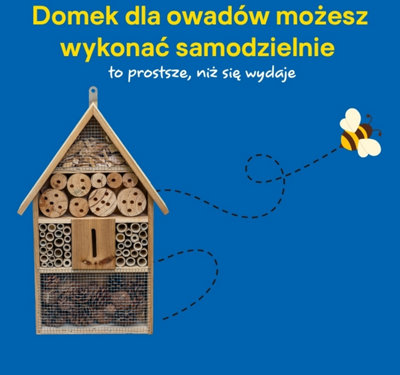 Domek dla owadów możesz wykonać samodzielnie to prostsze, niż się wydaje