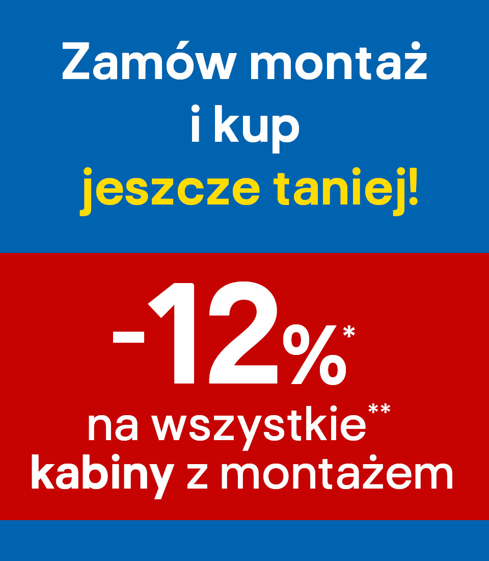 Kabiny z montażem