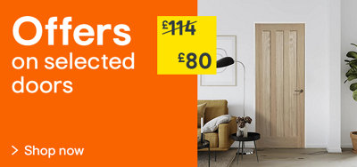 Offers on selected doors. Includes fortia vertical 3 panel unglazed natural-oak internal timber-door was £114, now £80. Shop now.