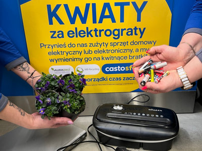 kwiaty za elektrograty