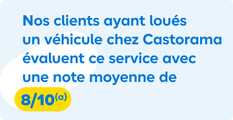 Note moyenne location de véhicule Castorama