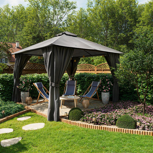 Pawilon GoodHome Thar 3 x 3m antracyt