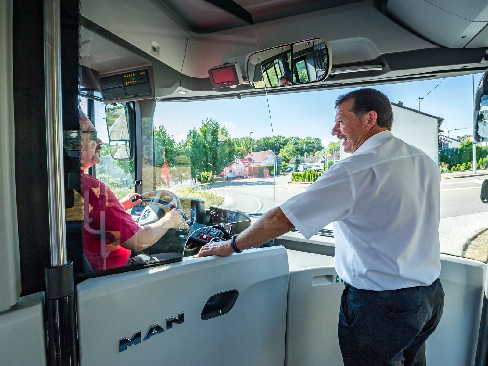 MAN Lion's City E, vozač i putnik na stajaćem mjestu