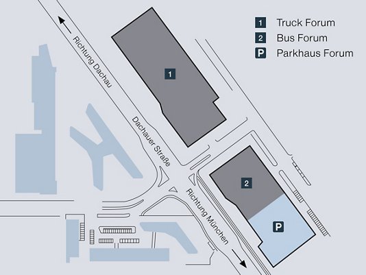 Parkplan MAN Bus & Truck Forum München