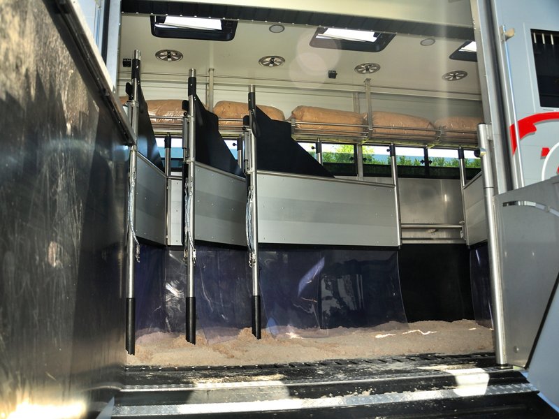 A Horse Trans Cargo járműveiben kényelmes és biztonságos körülmények között utazhatnak a legértékesebb lovak is.