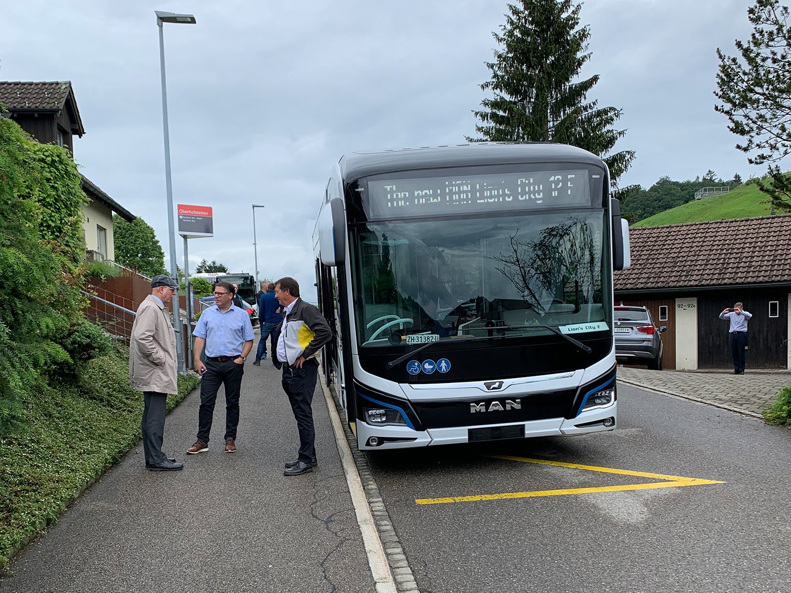 man lion's city e, elektrobus, man elektrobus, elektrobussen, Zwitserland