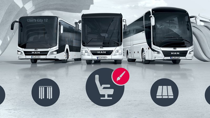 Configurez l’extérieur et l’intérieur de votre car de tourisme