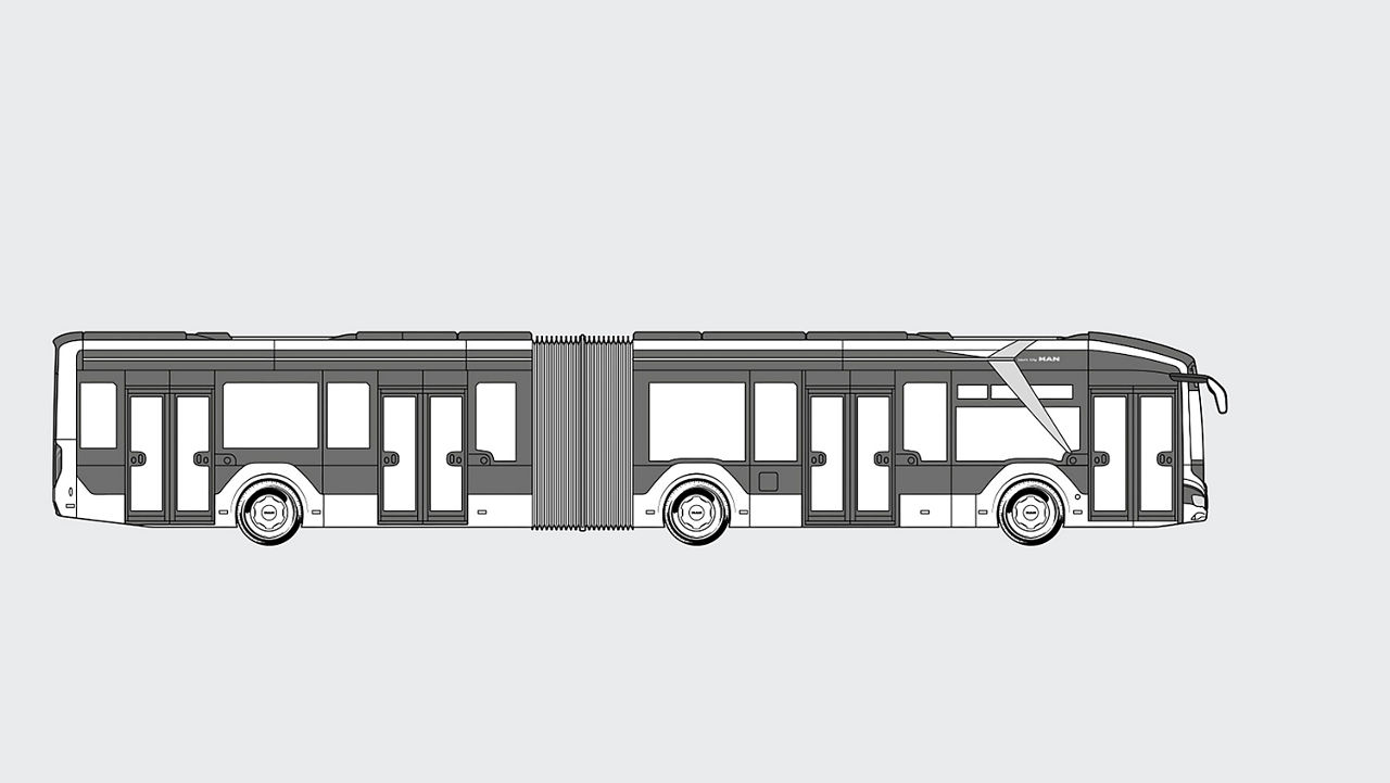 Bus MAN Lions City 12 - Rietze 75398 - Échelle 1:87 - Vert - Neuf