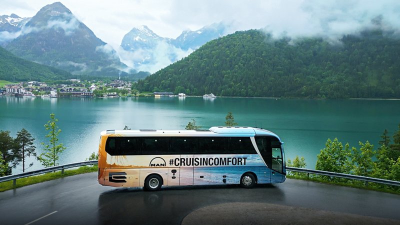 Med MAN Lion's Coach til Middelhavet