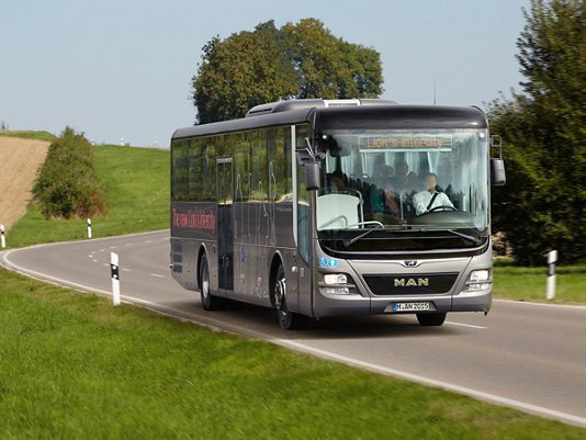 MAN Lion’s Intercity shuttle-tyypin liikenteessä