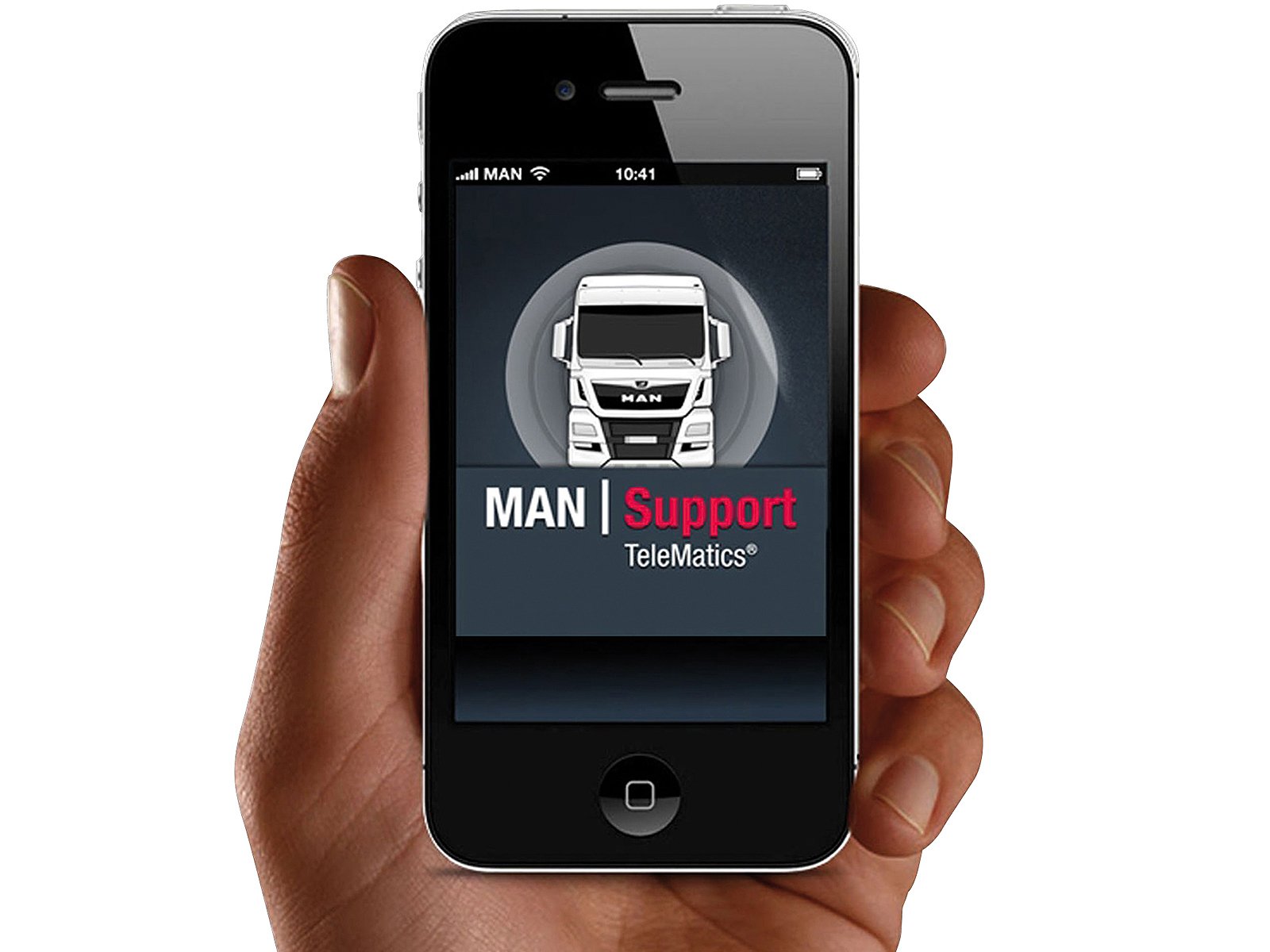 Приложението MAN TeleMatics за Вашия смартфон и таблет