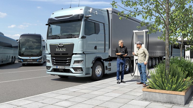 The new MAN eTGL: Compact distribution eTruck