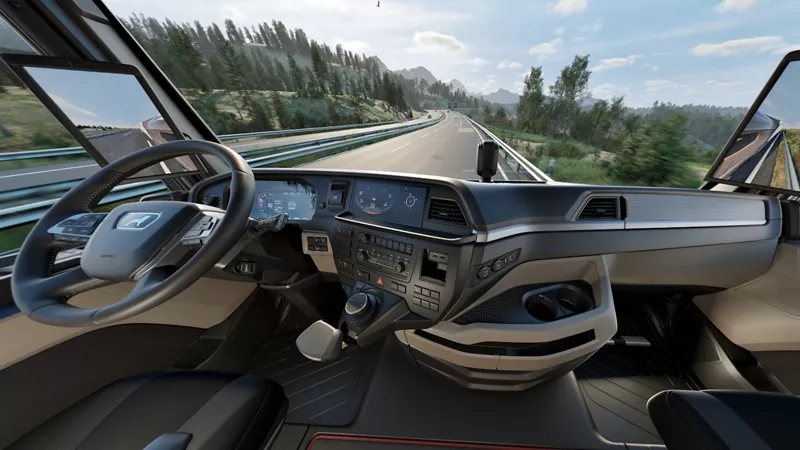 Our MAN GM cab can be used universally in long-haul transport. It offers a driver-focused, ergonomic cockpit and generous living and sleeping comfort.