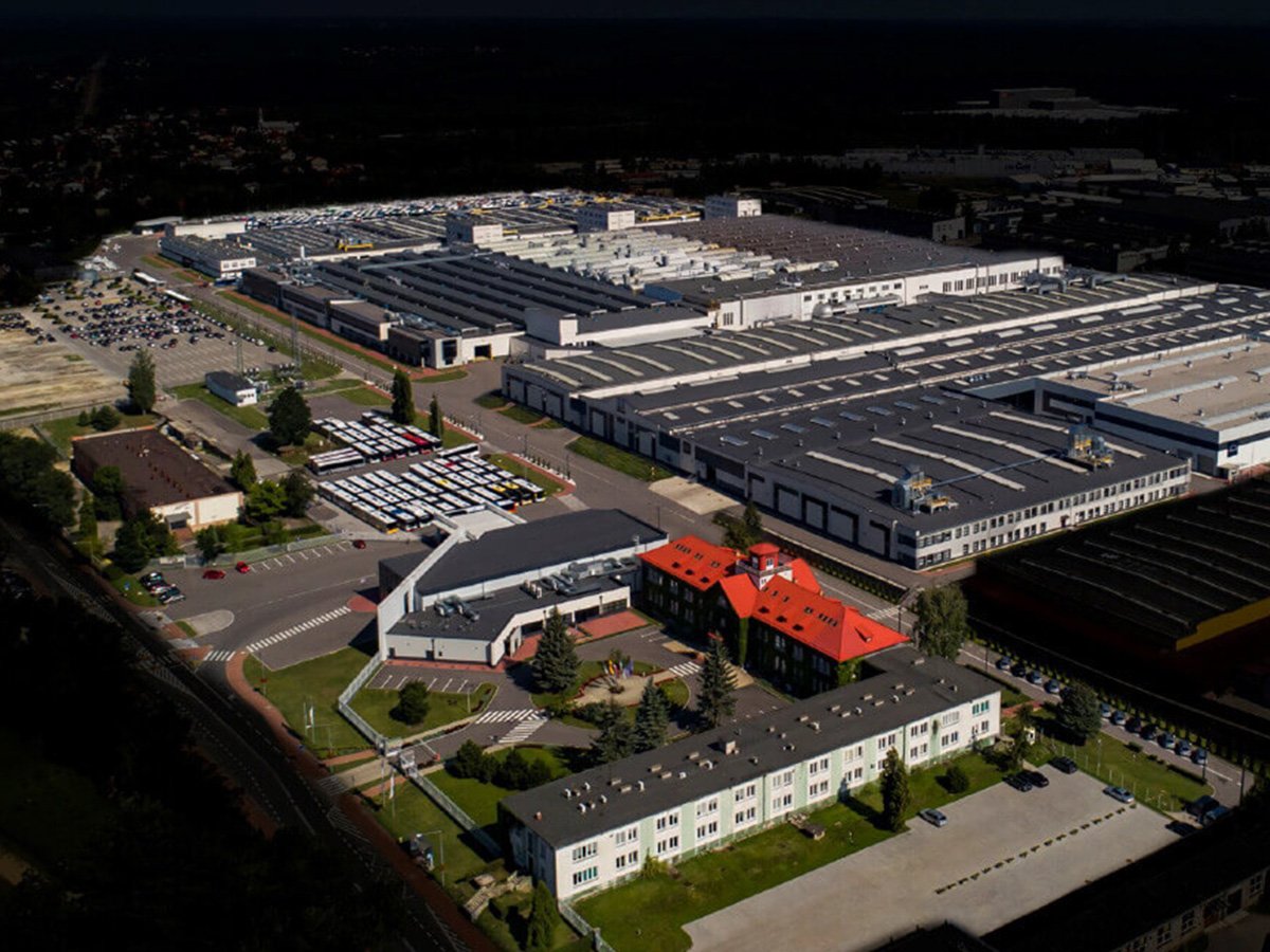Das MAN-Werk in Starachowice von oben