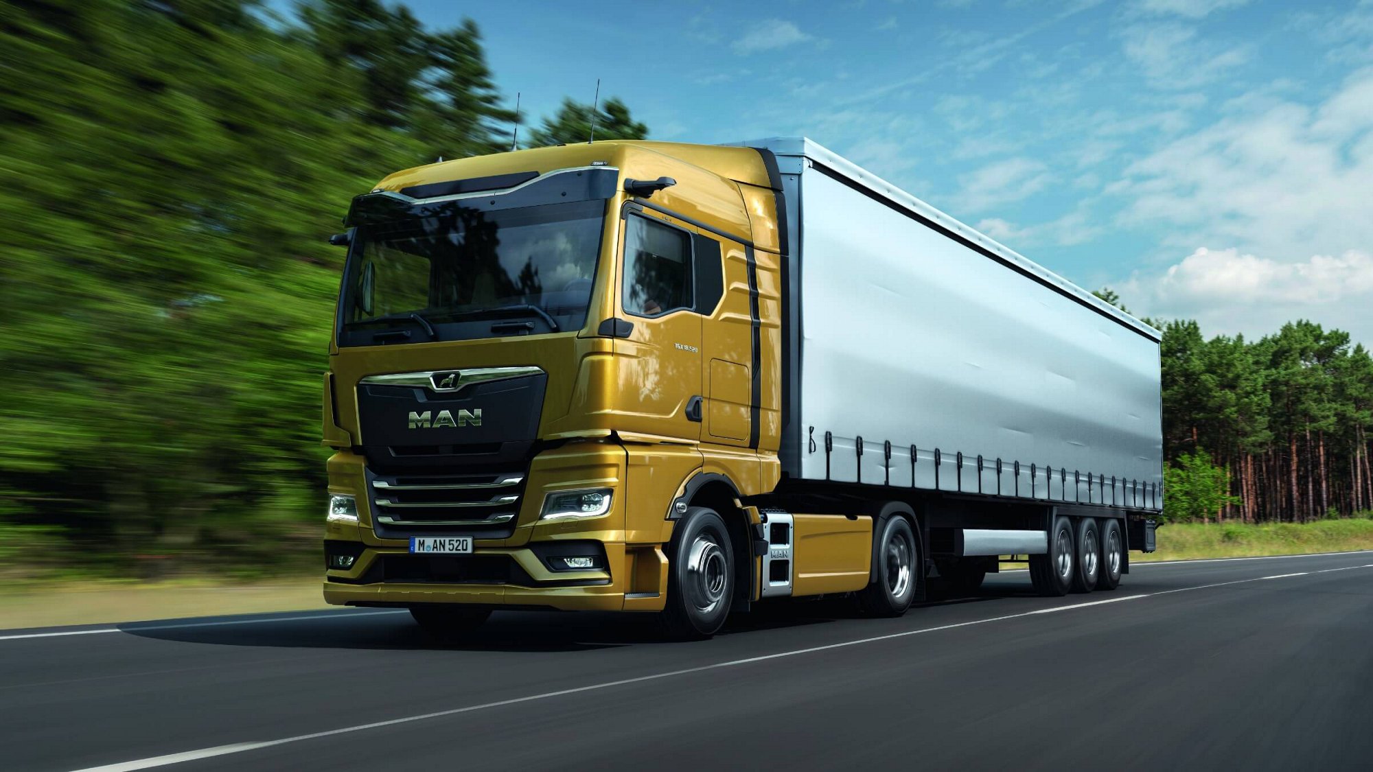 MAN TGX en la autopista