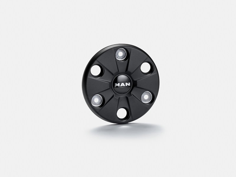 Enjoliveur de roue noir/chrome brillant