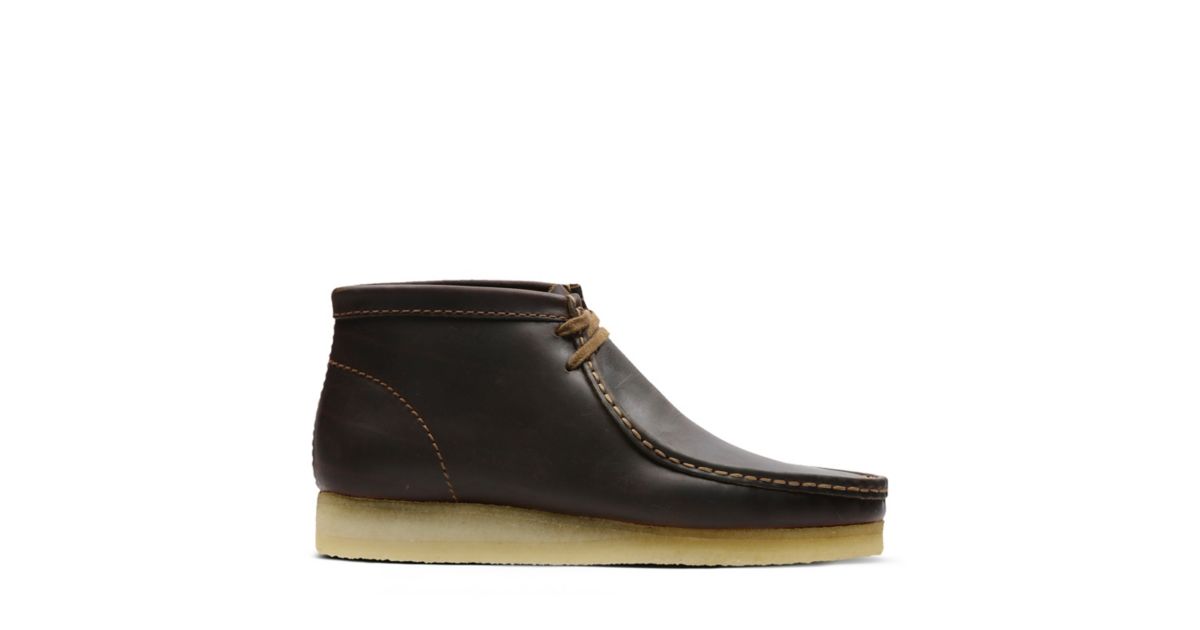clarks wallabee boot beeswax leather