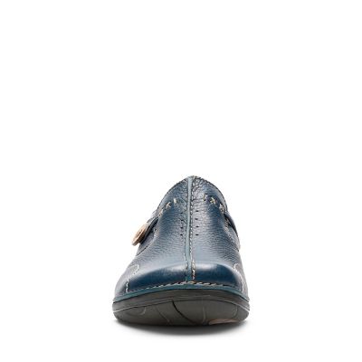 clarks un loop shoes navy