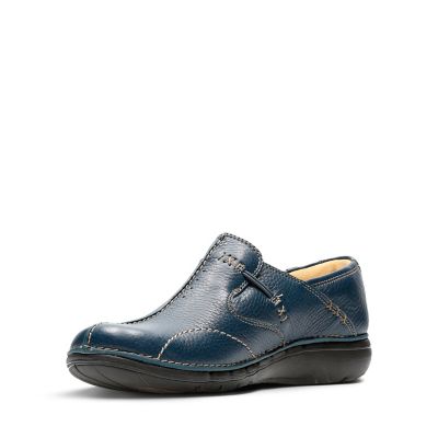 clarks un loop shoes navy