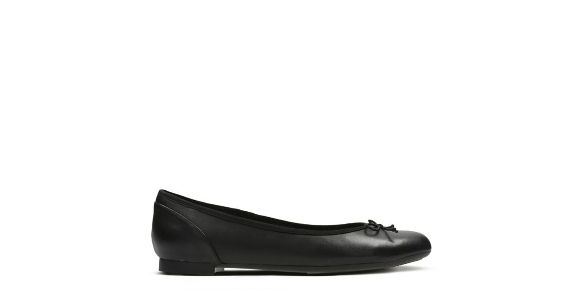Couture Bloom Black Leather | Clarks
