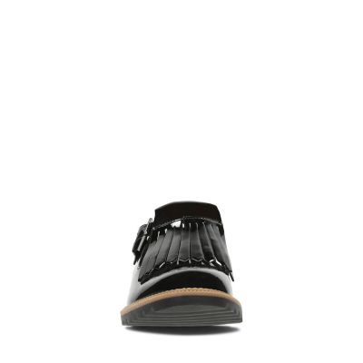 clarks griffin mia black leather