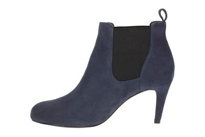navy suede boots | Clarks