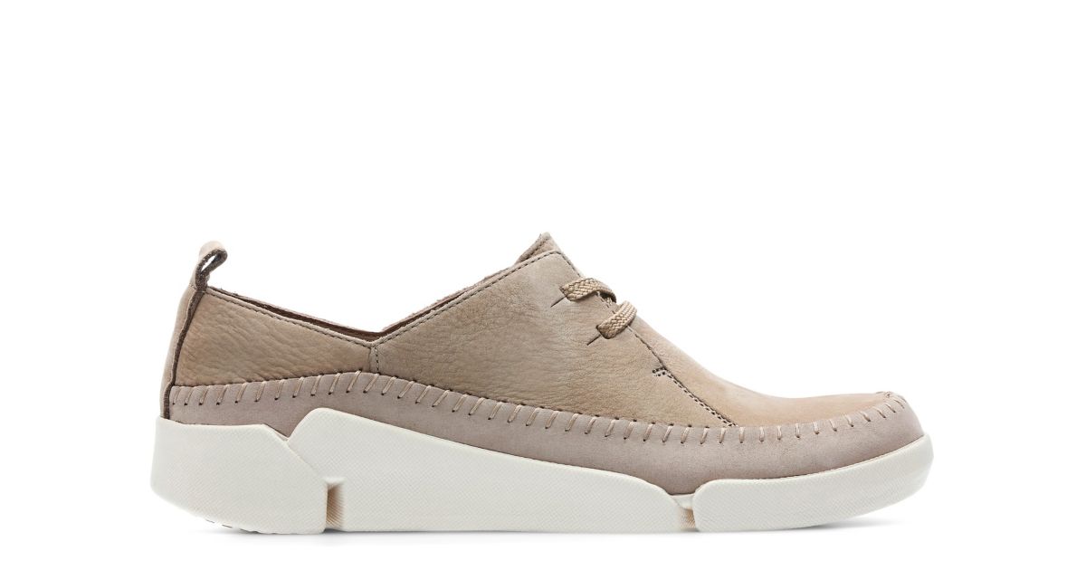 Tri Angel Taupe Nubuck Clarks