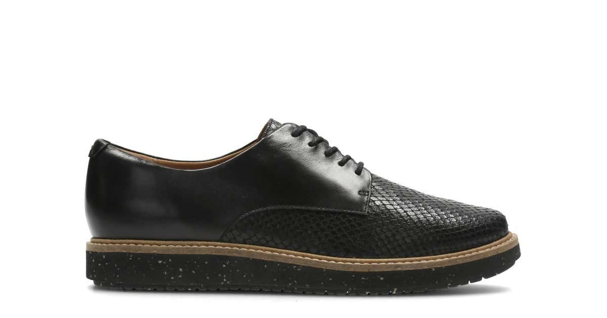 glick darby black leather