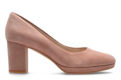 clarks platform heels