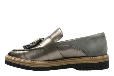 clarks pewter shoes