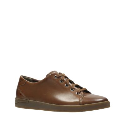Stanway Lace Tan Leather | Clarks