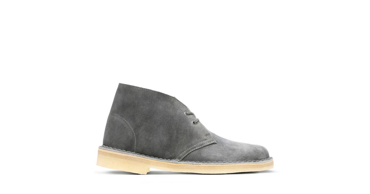 Desert Boot. Grey Suede Women's Desert Boots Clarks® Shoes Official