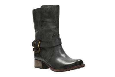 Dark Grey Leather Boots | Clarks | Clarks