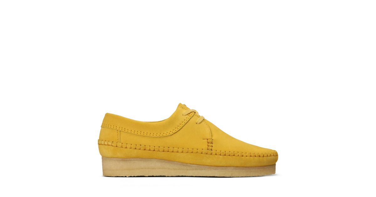 clarks yellow shoes