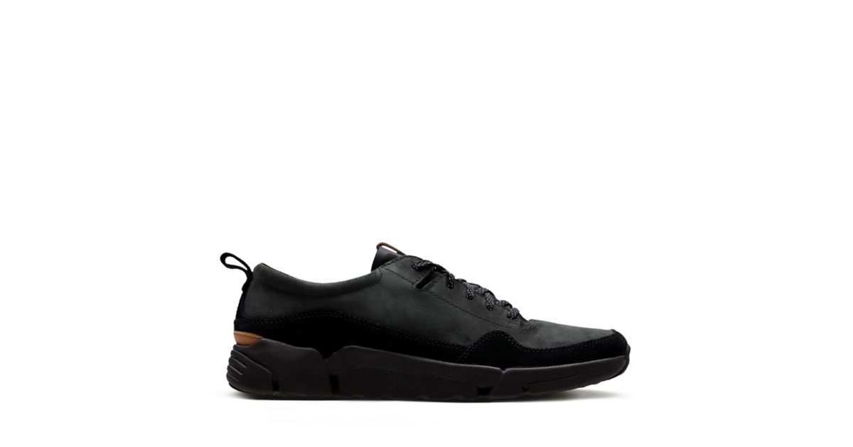 Triactive Run Black Nubuck - Men's Active Shoes - Clarks® Shoes ...