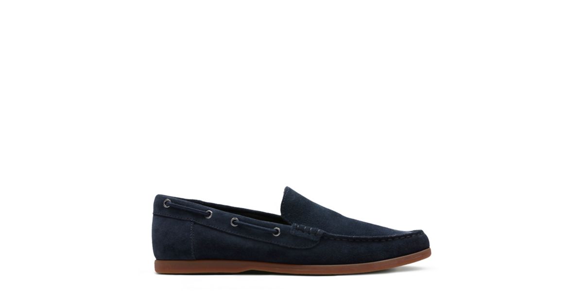 Morven Sun Navy Suede - Mens Barefoot Shoes - Clarks® Shoes Official ...