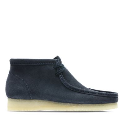 navy blue wallabees