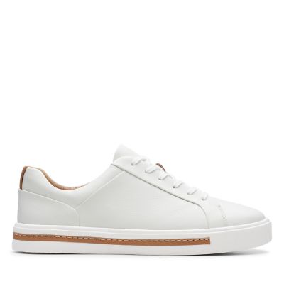 Trace Walk White Leather - Clarks 
