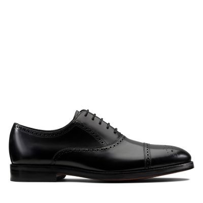 clarks black work shoes