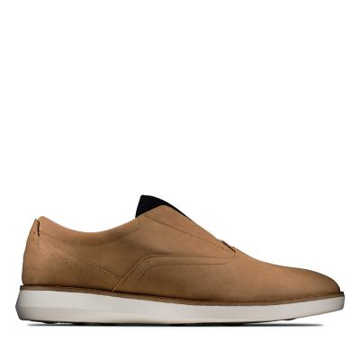 Clarks Un Lisbon Twin Mens Casual Slip on Shoes