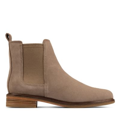 clarks tan leather ankle boots
