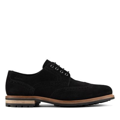 clarks atticus lace navy nubuck