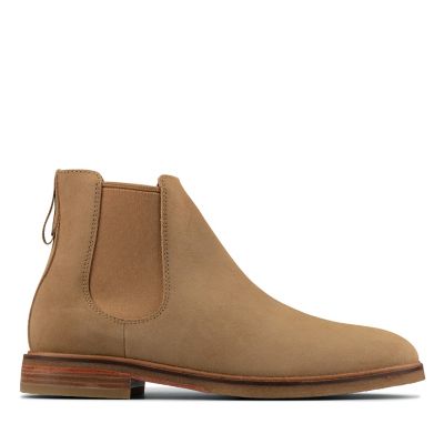 clarks suede chelsea boots