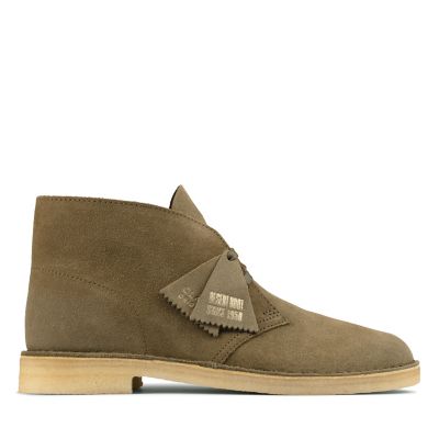 clarks long suede boots