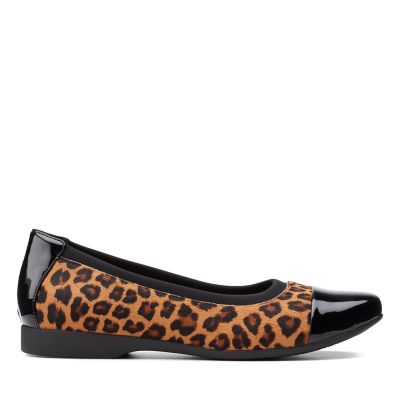 clarks leopard shoes