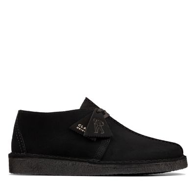 clarks black desert boots sale