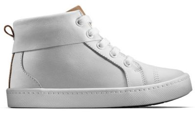 clarks ladies white trainers