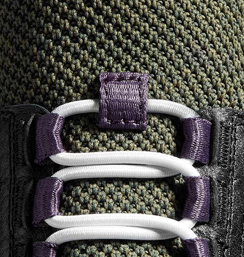 Close up shot of the Hulk's Tri Hero laces
