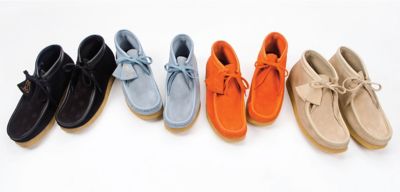 clarks orange shoes